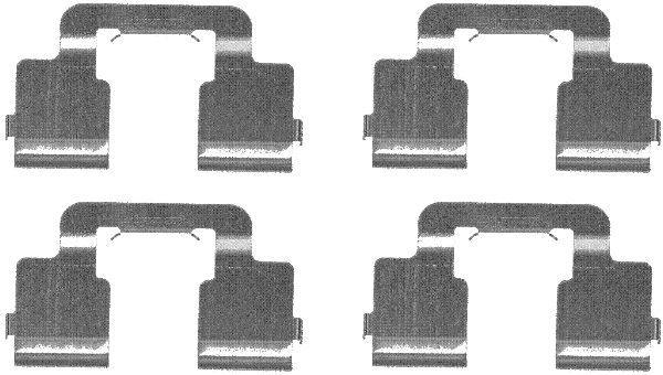 HELLA PAGID Lisakomplekt, ketaspiduriklotsid 8DZ 355 203-341